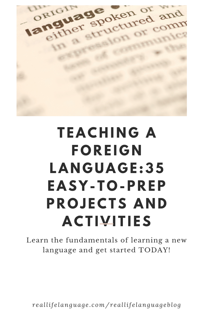 Teaching foreign languages 35 easytoprep projects and activities