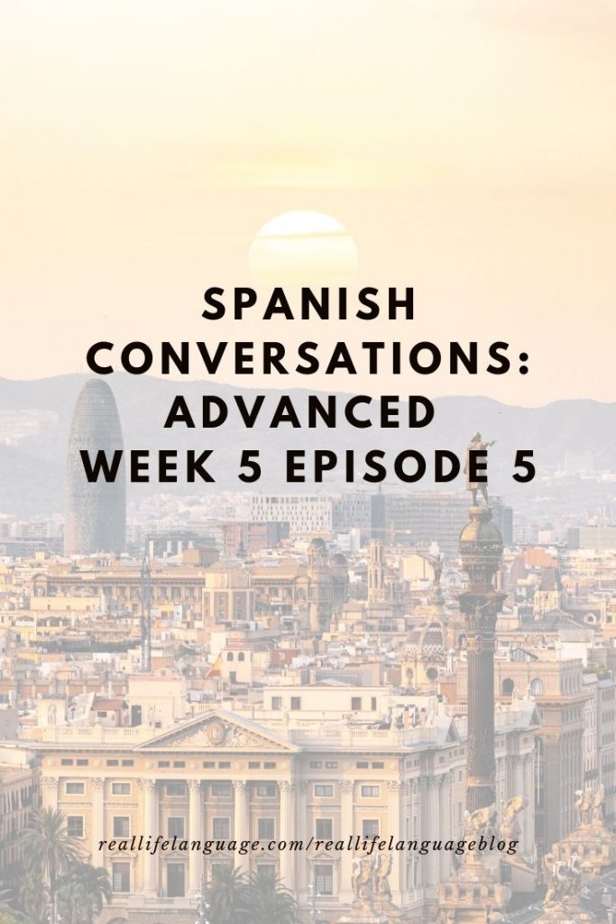 Advanced Spanish Lessons Online