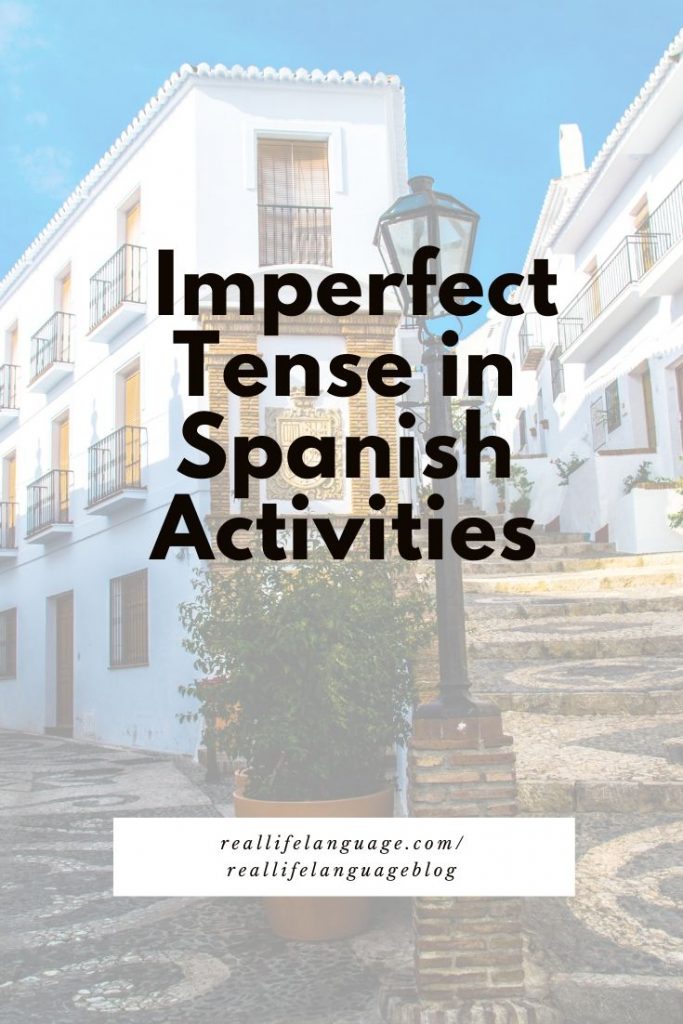 imperfect tense in Spanish