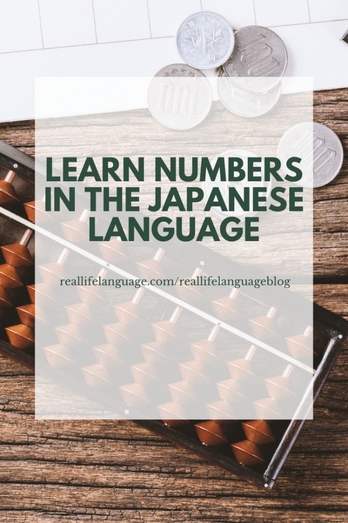 Learn numbers in the Japanese language