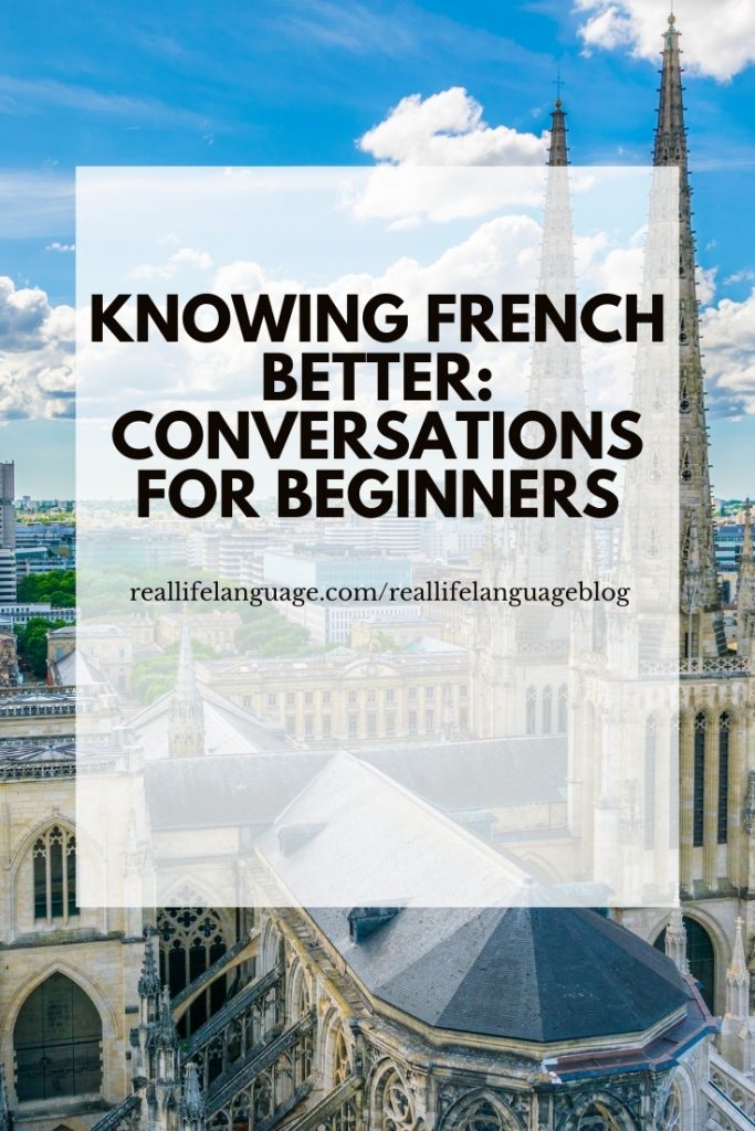 Knowing French better: Conversations for Beginners