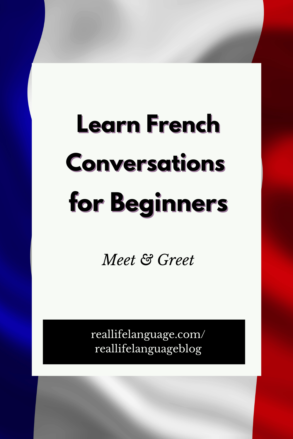 Learn French conversations for beginners