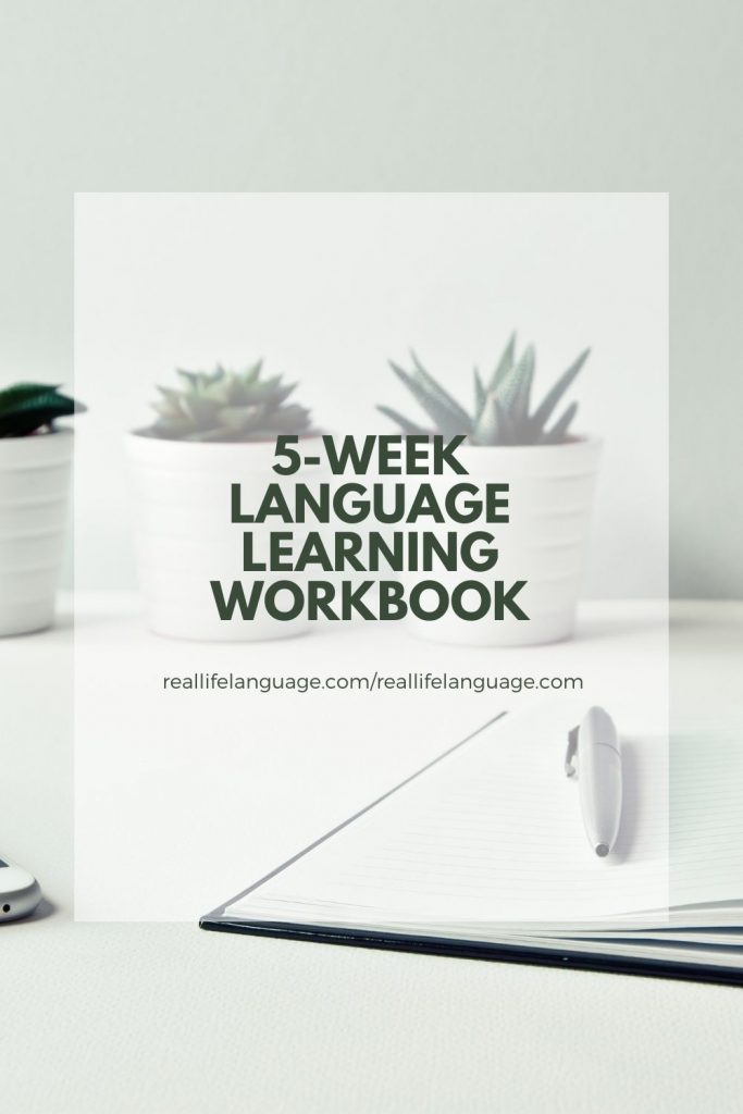 language learning workbook