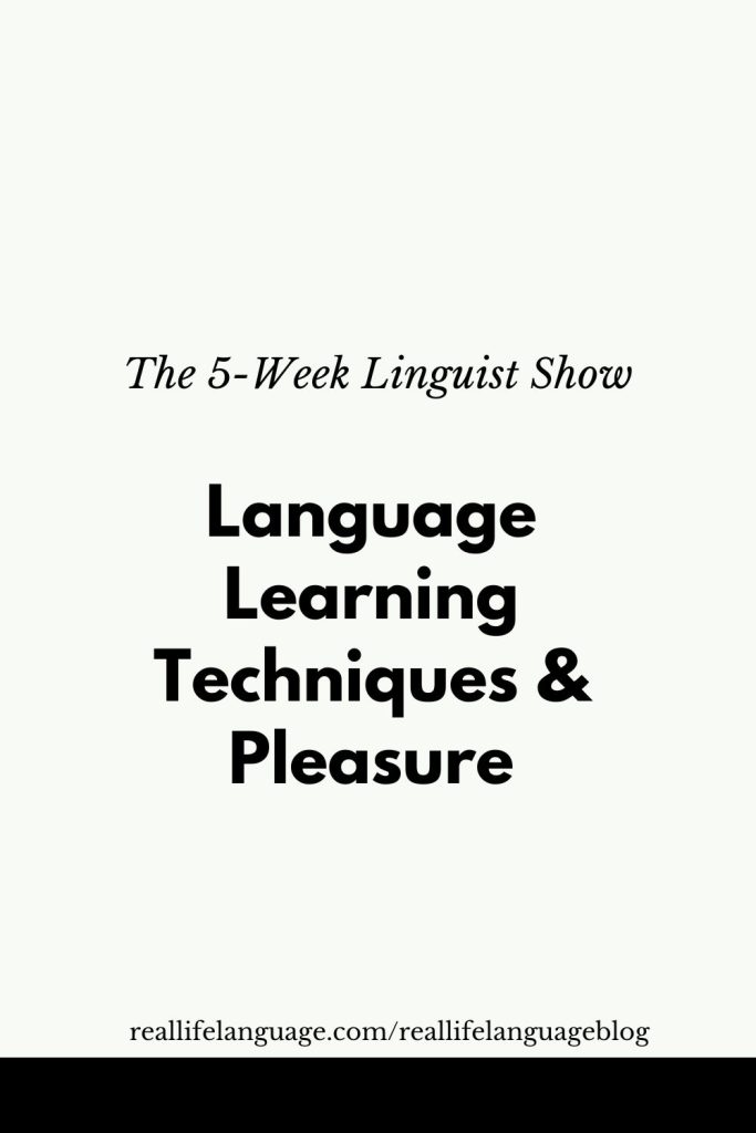 language learning techniques