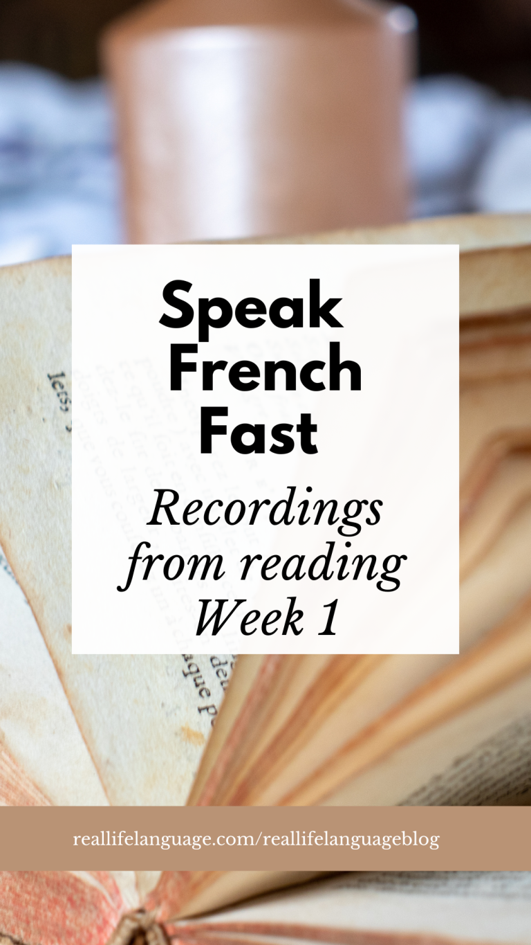 Speak French Fast | fluency recording + tips #2 - Real Life Language