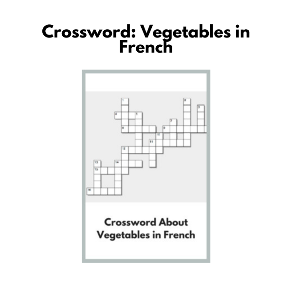 Crossword: Vegetables in French