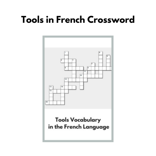 Tools in French Crossword