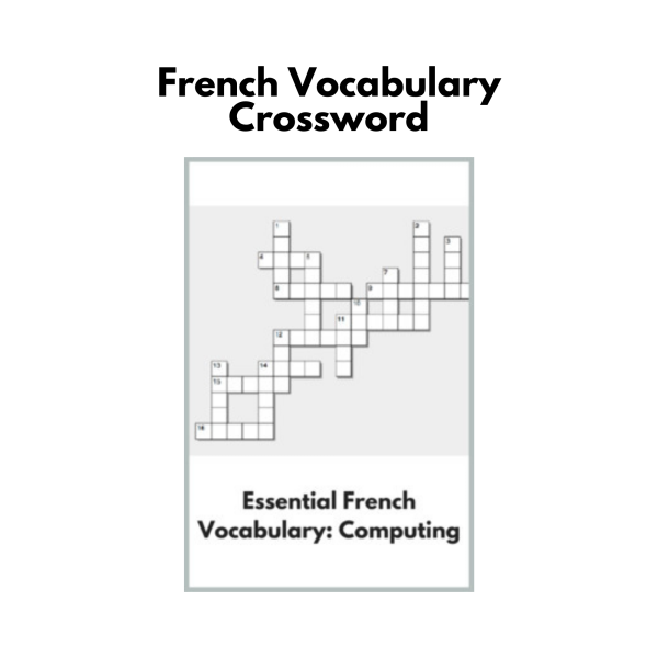 French Vocabulary Crossword