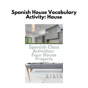 Spanish House Vocabulary Activity: House