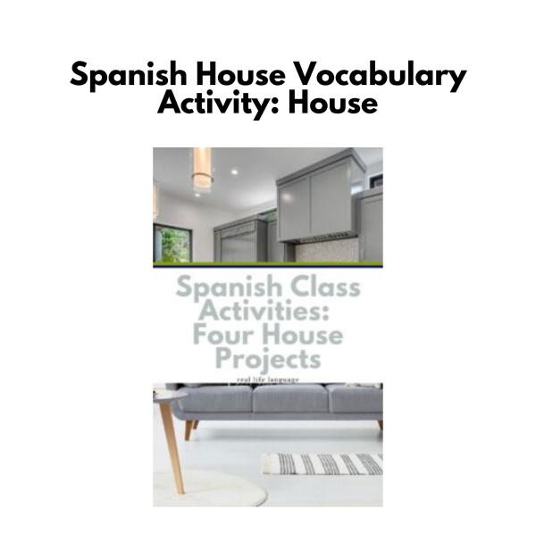 Spanish House Vocabulary Activity: House