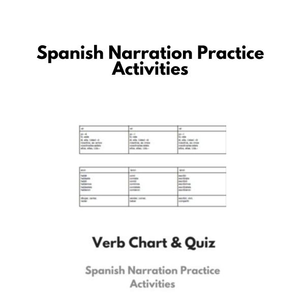 Spanish Narration Practice Activities