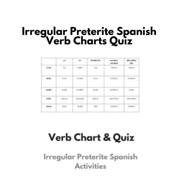 Irregular Preterite Spanish: Verb Charts & Quiz