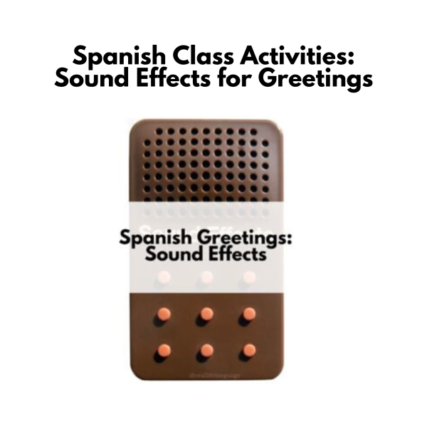 Spanish Class Activities: Sound Effects for Greetings