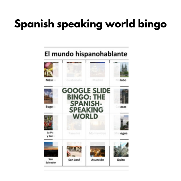 Spanish-speaking world bingo