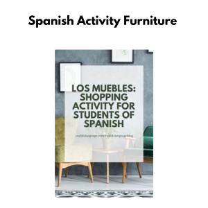 Spanish Activity: Furniture