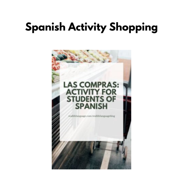 Spanish Activity: Shopping