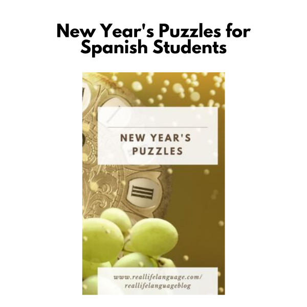 New Year's Puzzles for Spanish Students