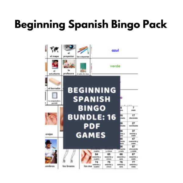 Spanish: Beginning Bingo Bundle