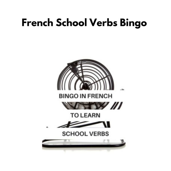 French Bingo: School Verbs