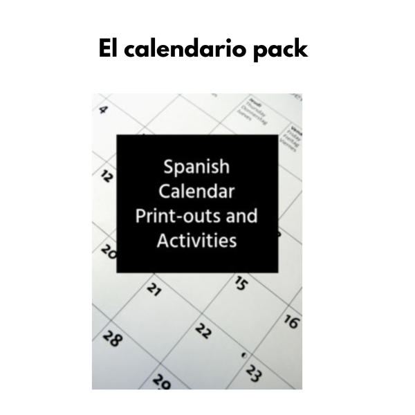 Spanish Lessons: Calendar, Days Months, Weather and Seasons Bundle