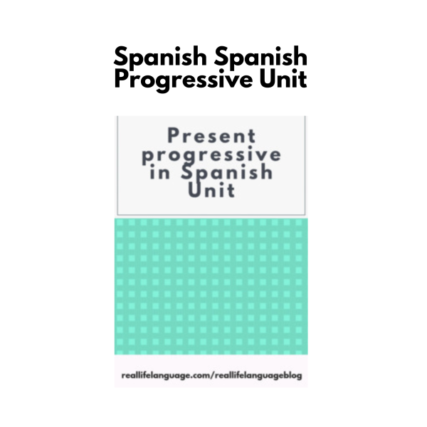 Spanish Lessons: Present Progressive Unit