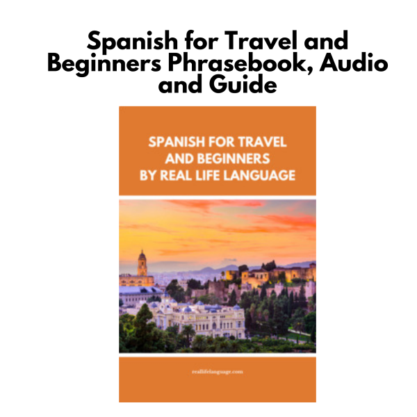 Spanish for Travel and Beginners Phrasebook, Audio and Guide