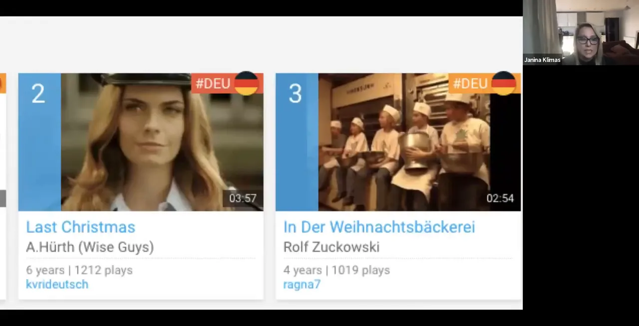 LyricsTraining website screenshot