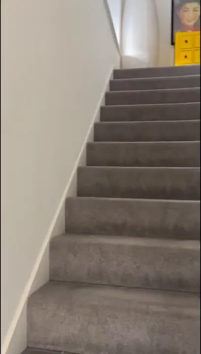 Front door and staircase
