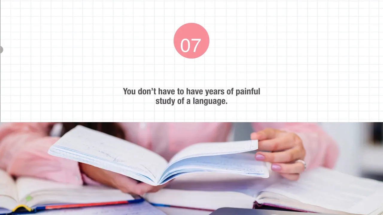 Listing many myths about language learning