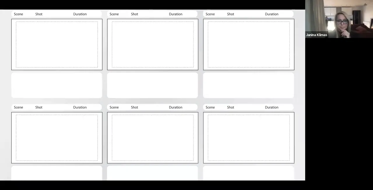 Storyboard template example