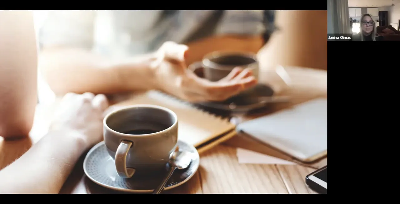 Teachers sitting for an informal coffee talk