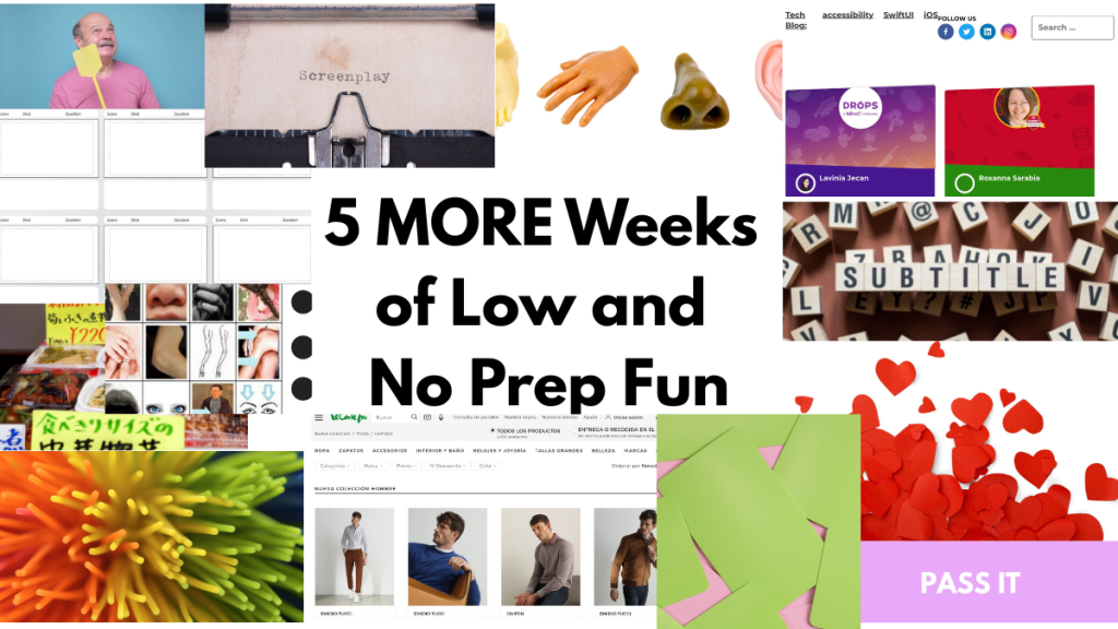 Teaching Languages: 5 MORE Weeks of Low and No Prep Fun