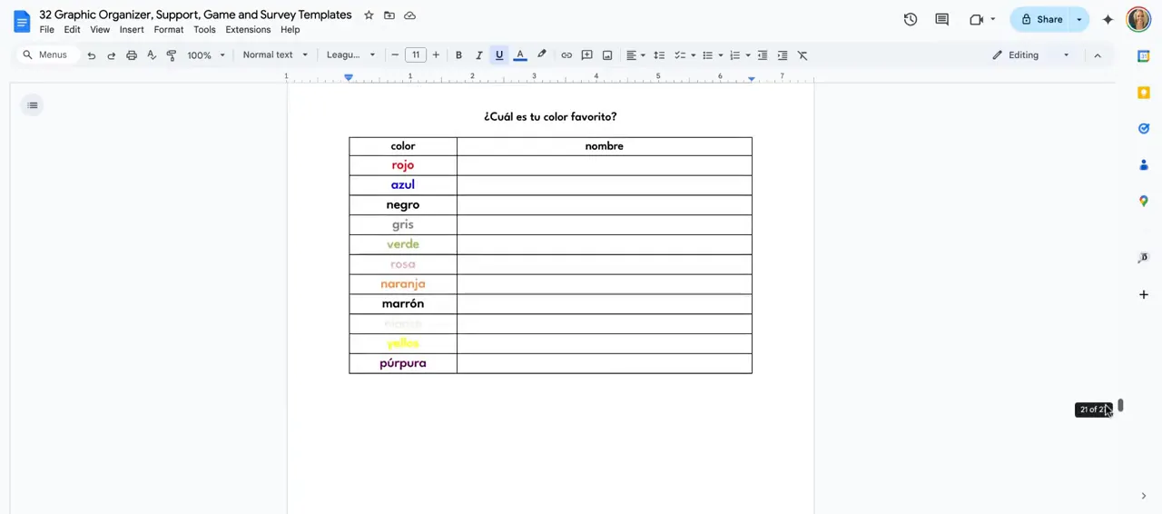 Students conducting a simple survey around the classroom
